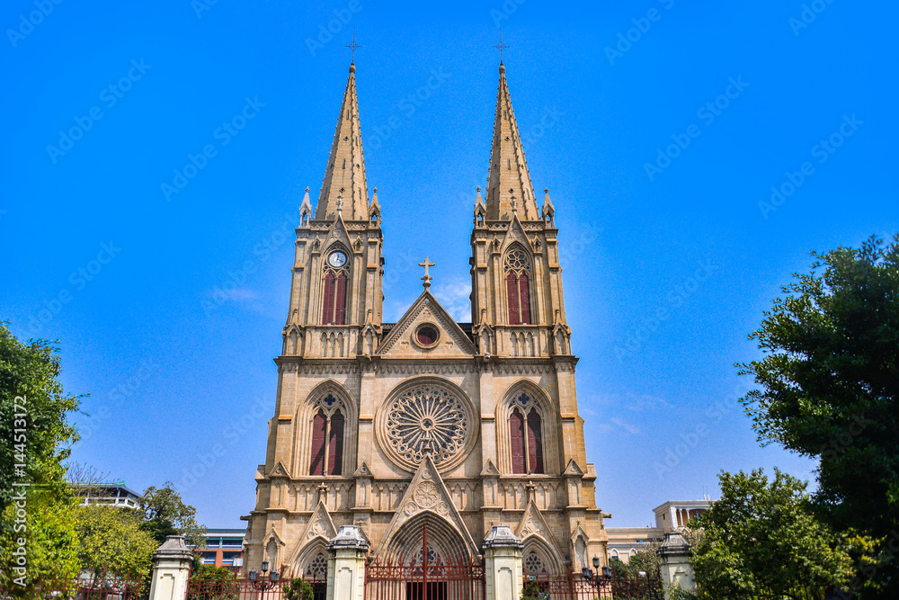 Sacred Heart Cathedral. is a Gothic Revival Roman Catholic cathedral in Guangzhou, China