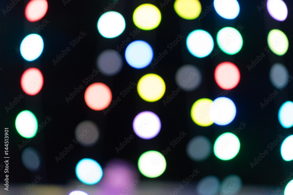 colorful and beautiful bokeh background