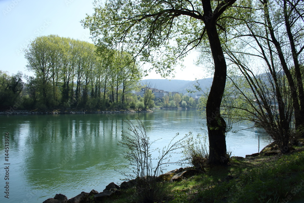 Rheinpanorama in Bad Säckingen Rheinpanorama in Bad Säckingen