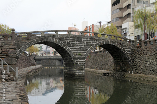 Spectacles bridge in Nagasaki, Japan © ziggy