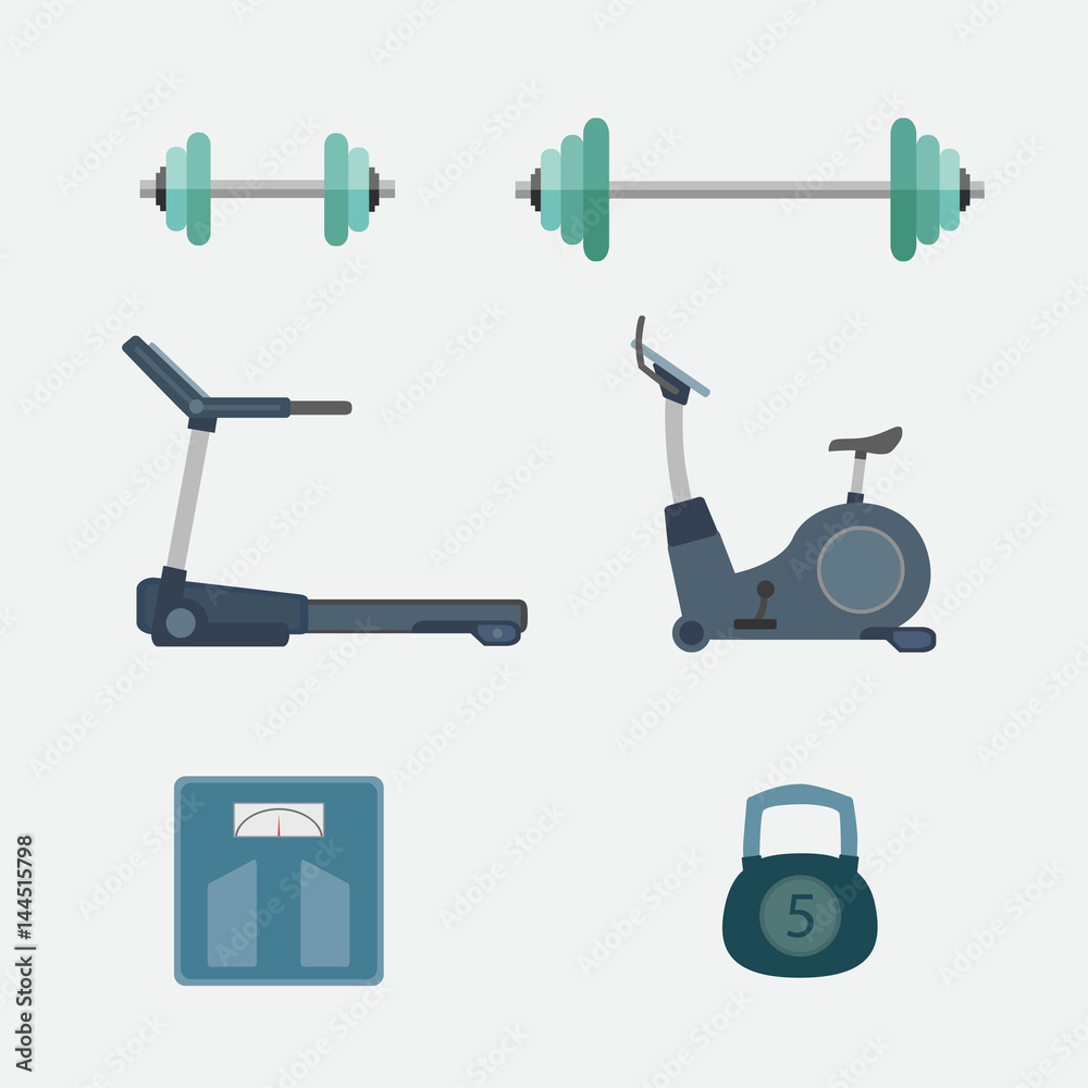 set of fitness tool vector set of fitness tool vector