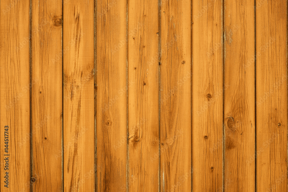 Fototapeta premium orange brown wood planks texture background