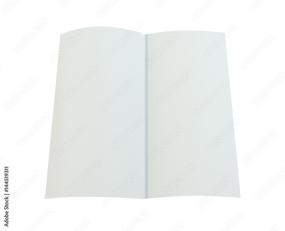 close up of a crumpled unfolded piece of paper. Isolated on white background. 3d rendering close up of a crumpled unfolded piece of paper. Isolated on white background. 3d rendering