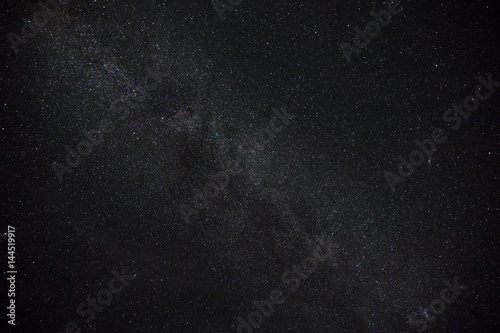 Beautiful night starry sky scene