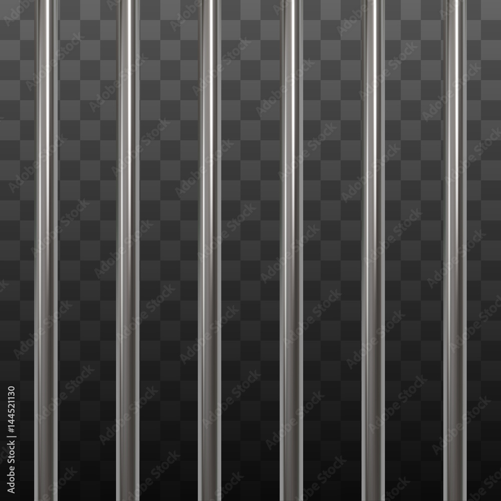 Black Prison Bars Printable