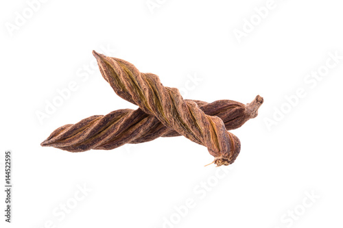East Indian screw tree ,Thai herb for health on white background