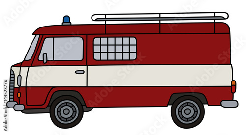 Classic fire patrol minivan