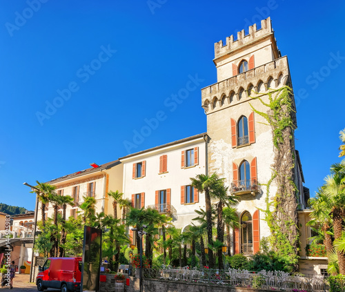 Houses in Ascona in Swiss