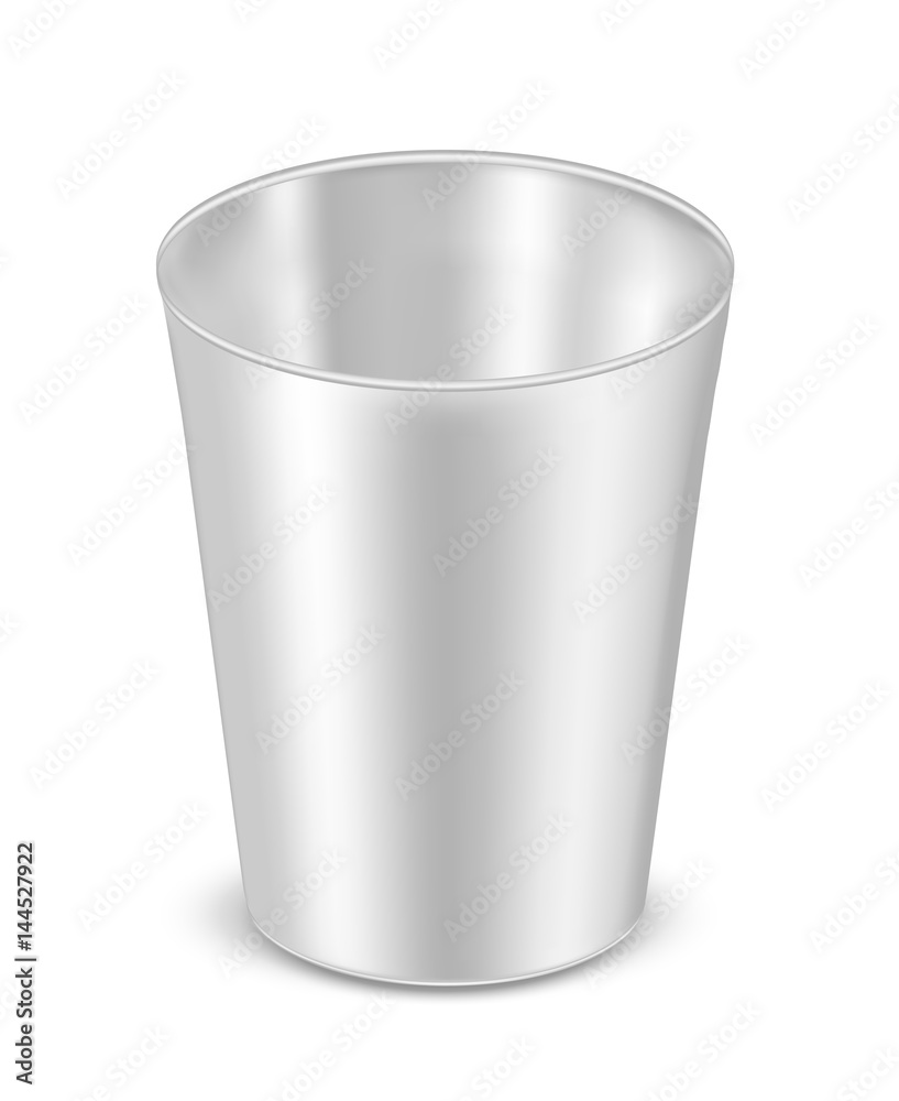 Round metal can for food, cookies and gifts. Flower vase Round metal can for food, cookies and gifts. Flower vase