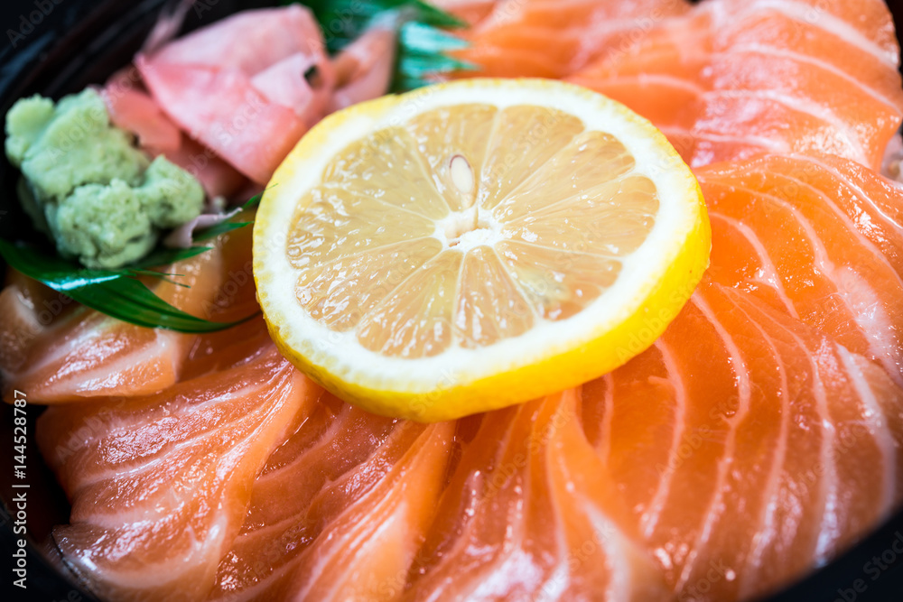 japanese food Mix Sashimi Chirashi Rice Bowl japanese food Mix Sashimi Chirashi Rice Bowl
