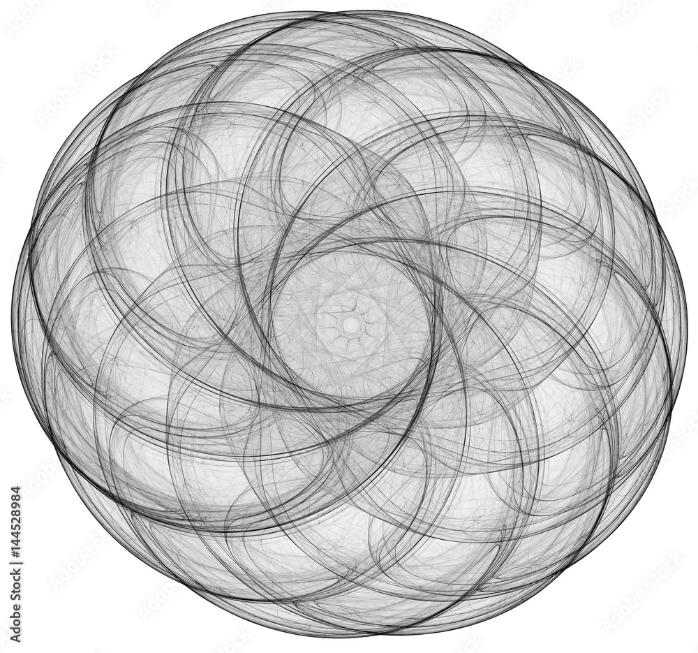 Abstract fractal illustration for creative design