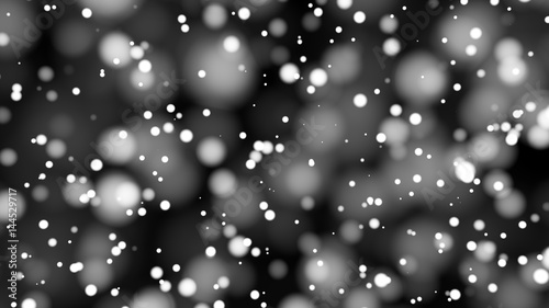 Beautiful monochrome bokeh blurred background defocused lights