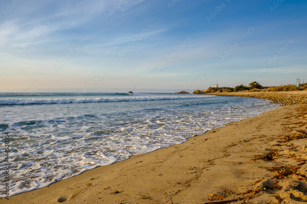 USA Pacific coast, Leo Carrillo State Beach, California.