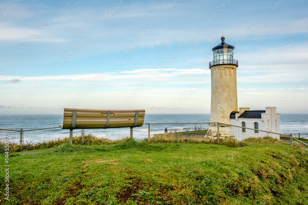 North Head Lighthouse at Pacific coast, built in 1898