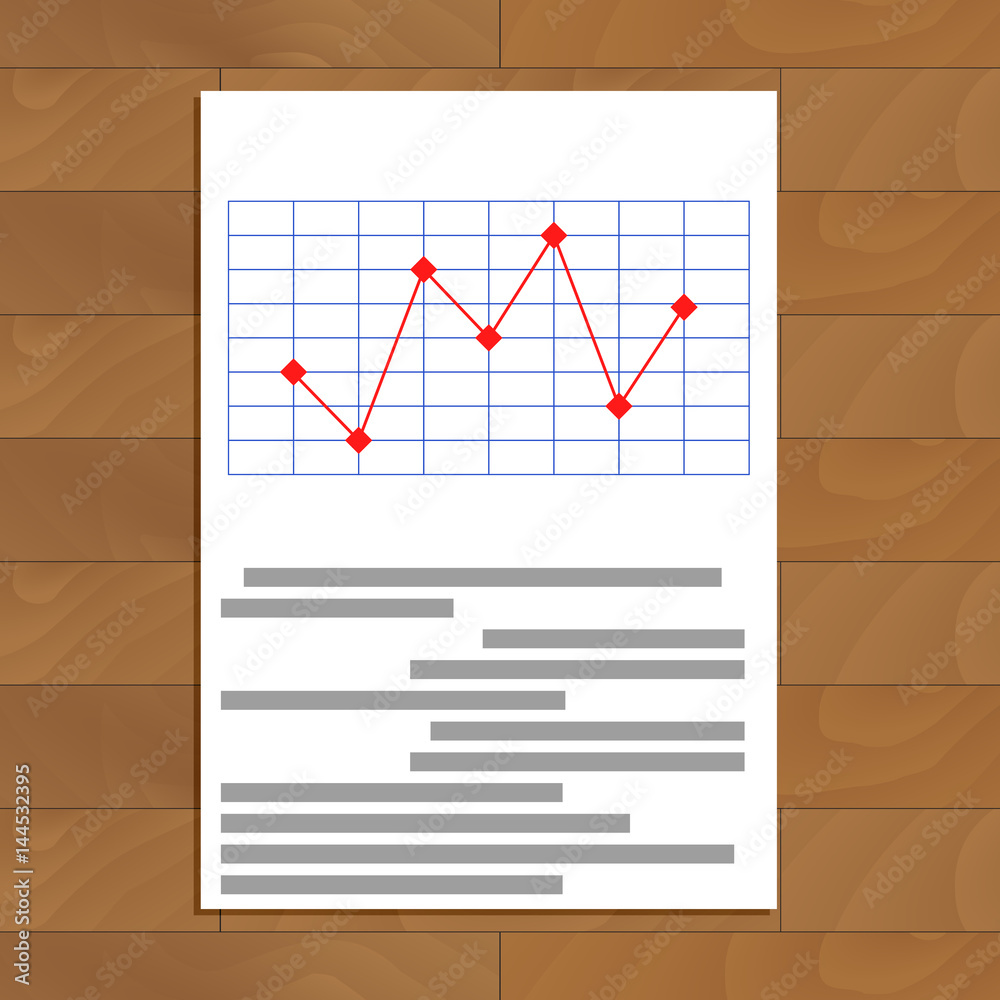 Red line chart Red line chart