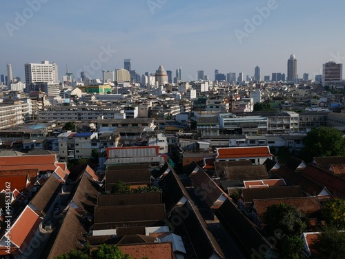 Photography contrast of bangkok