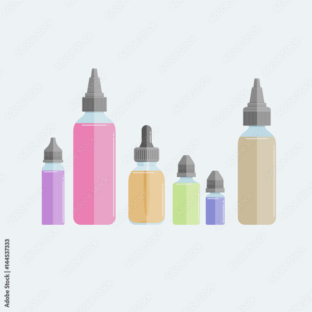 Set of vape e-liquids Set of vape e-liquids