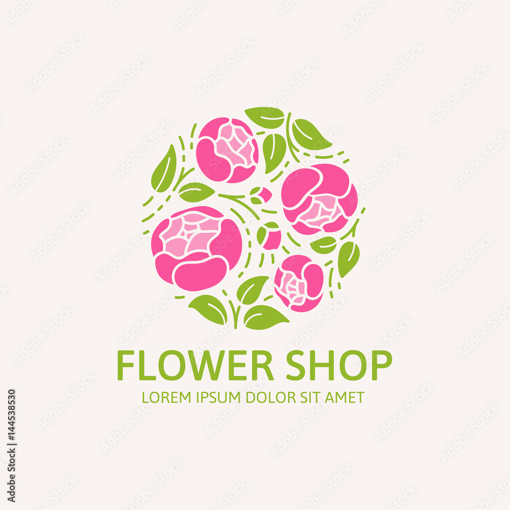 Logo for flower shop Logo for flower shop