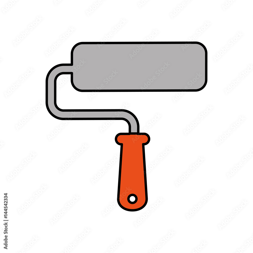 roller paint isolated icon vector illustration design roller paint isolated icon vector illustration design