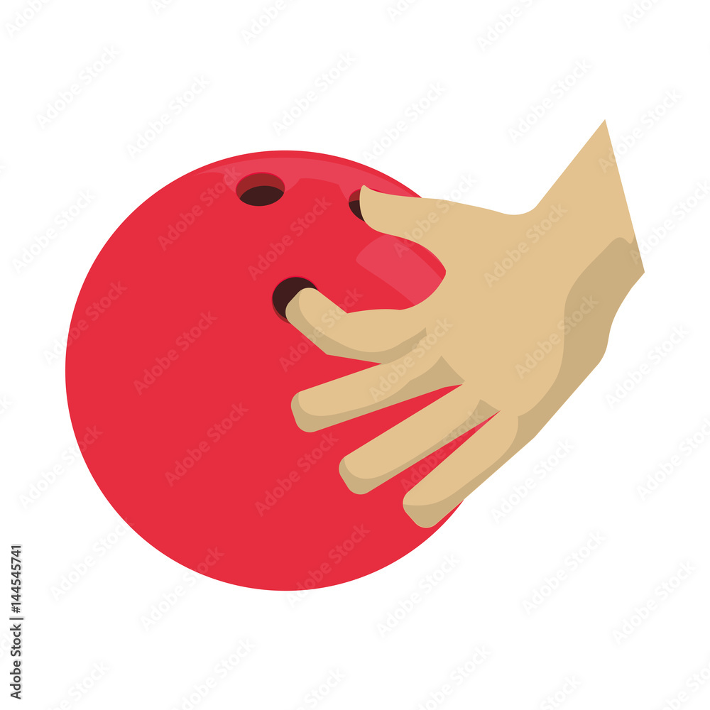 Bowling sport game icon vector illustration graphic design