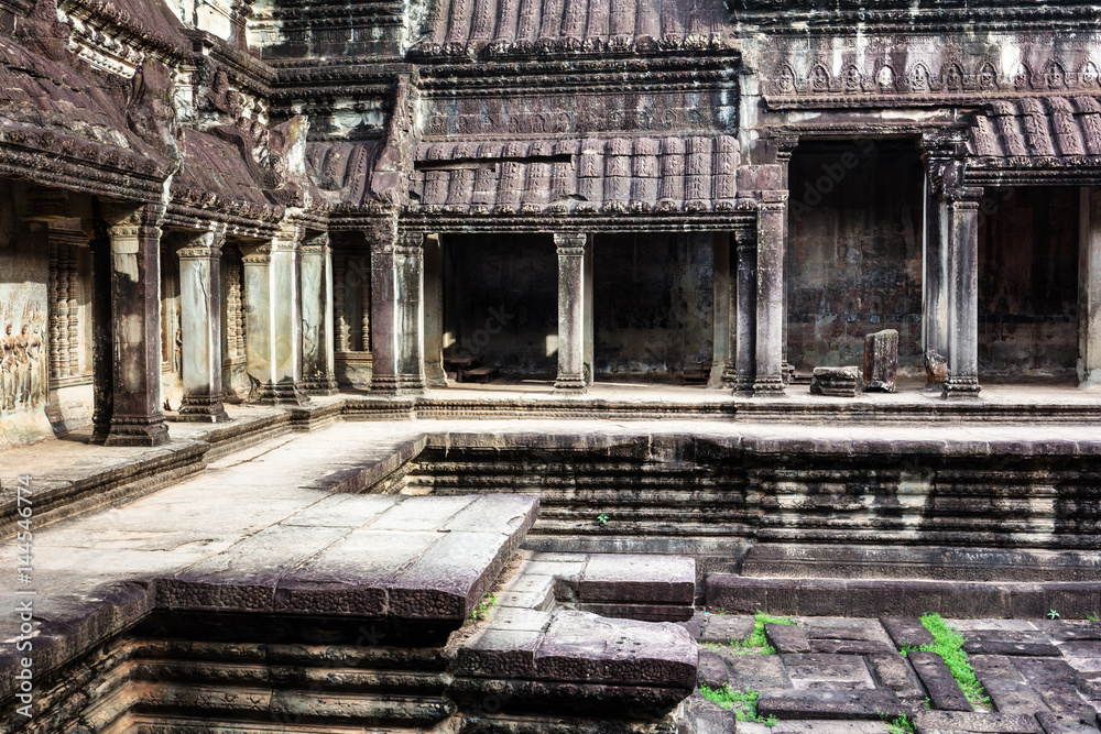 ruins Angkor Wat, Siem Reap, Cambodia