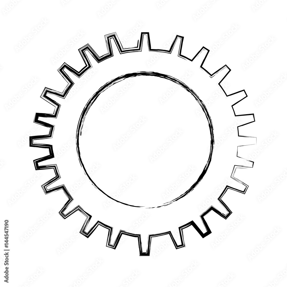 gear settings setup icon vector illustration design