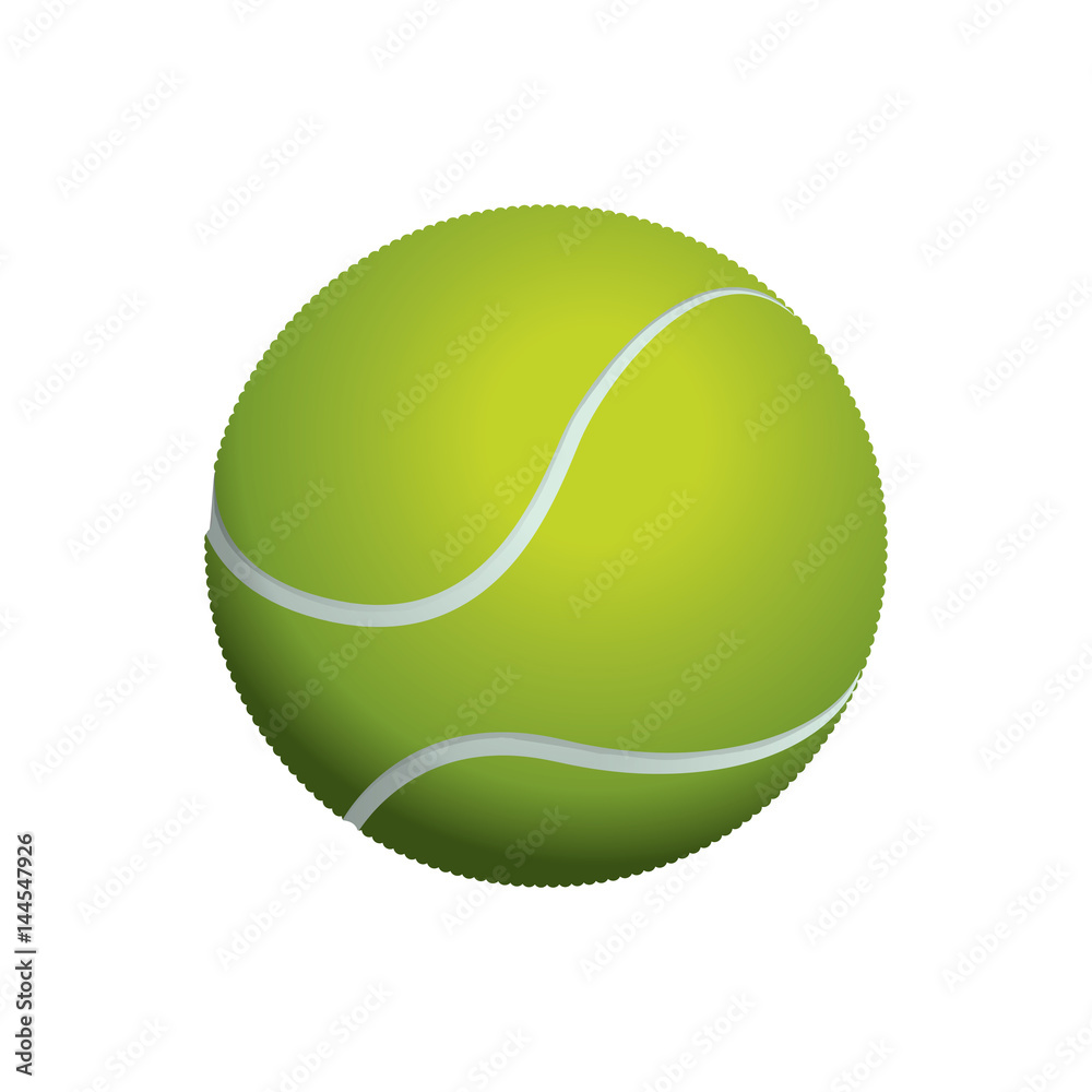 Tennis sport game icon vector illustration graphic design