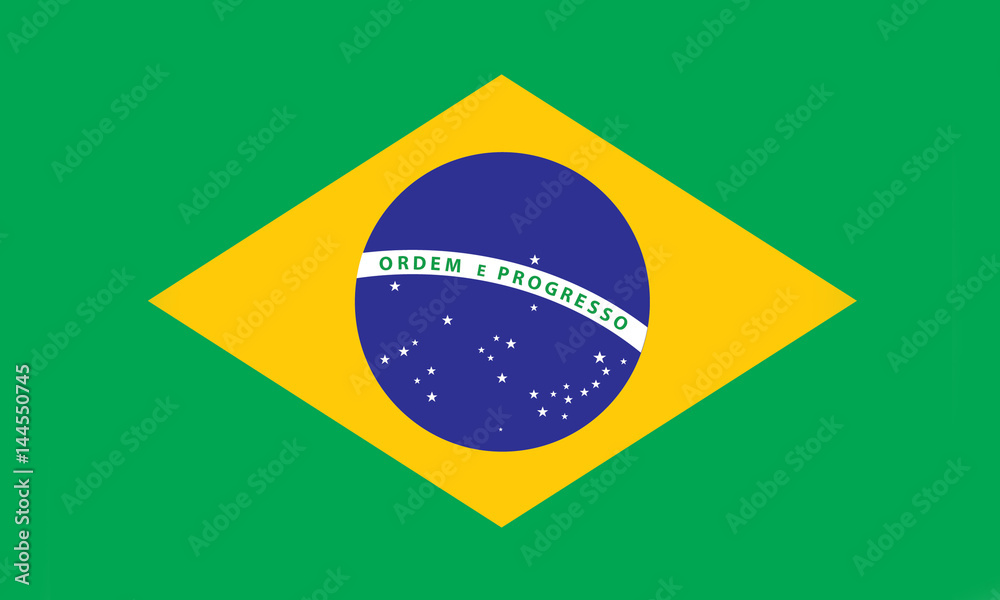Fototapeta premium vecto of brazil flag