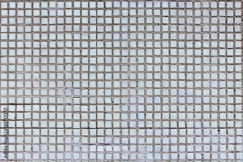 Background of small gray tiles 