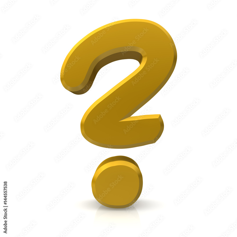 question mark gold yellow 3d isolated business symbol cut off three-dimensional icon sign question mark gold yellow 3d isolated business symbol cut off three-dimensional icon sign