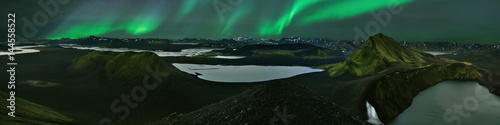 Iceland Northern Lights landmannalauga