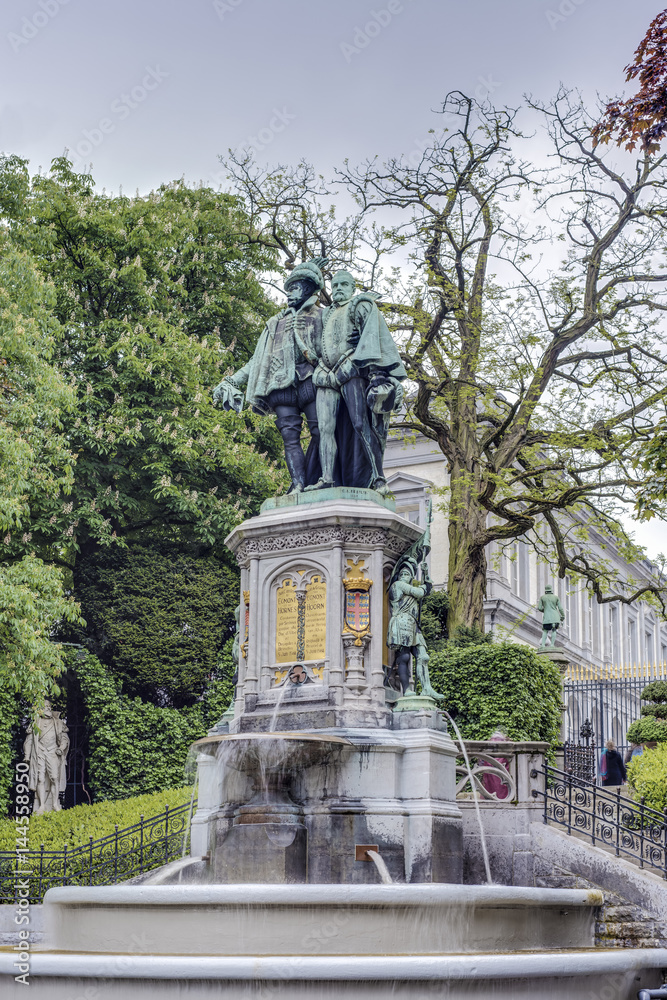 Petit Sablon Square in Brussels, Belgium Petit Sablon Square in Brussels, Belgium