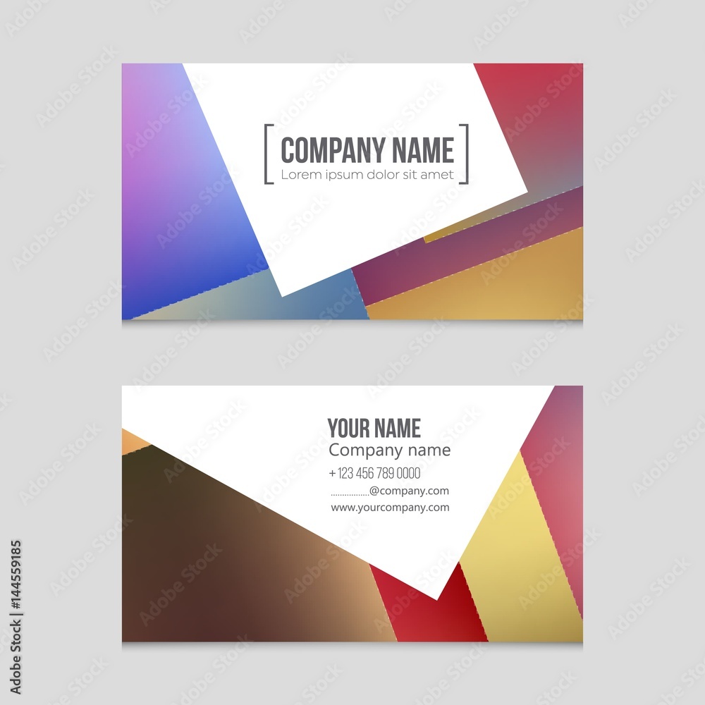 Fototapeta premium Abstract vector layout background set. For art template design, list, front page, mockup brochure theme style, banner, idea, cover, booklet, print, flyer, book, blank, card, ad, sign, sheet,, a4