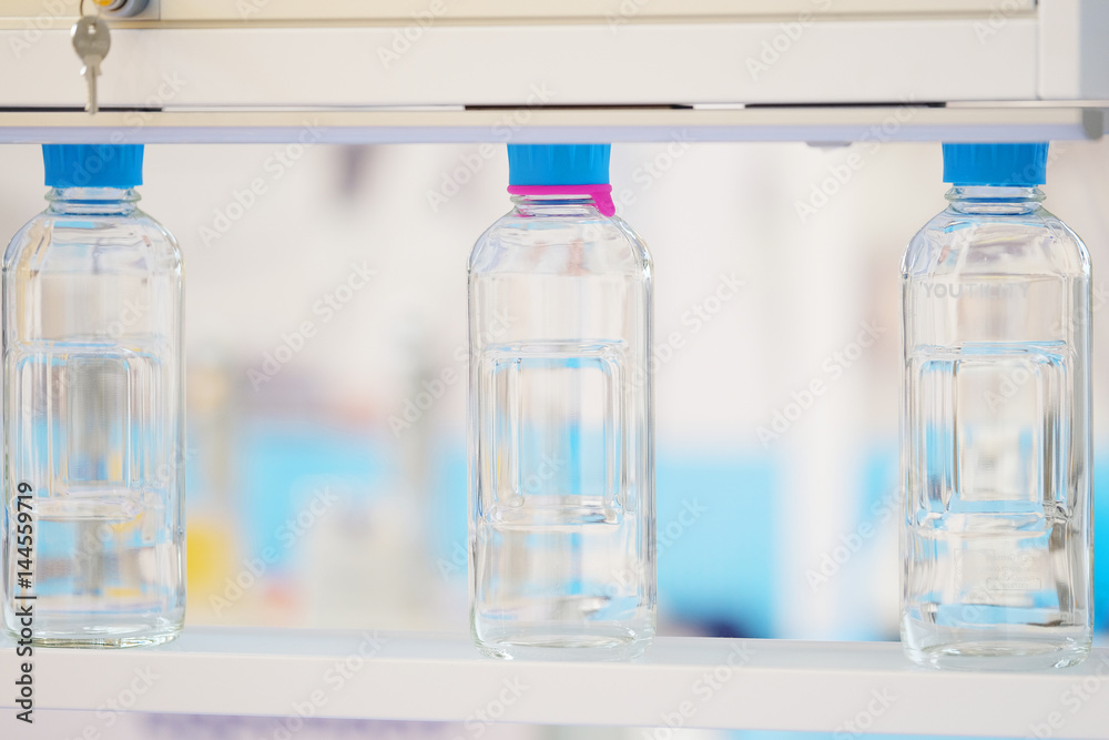test-tubes in a lab