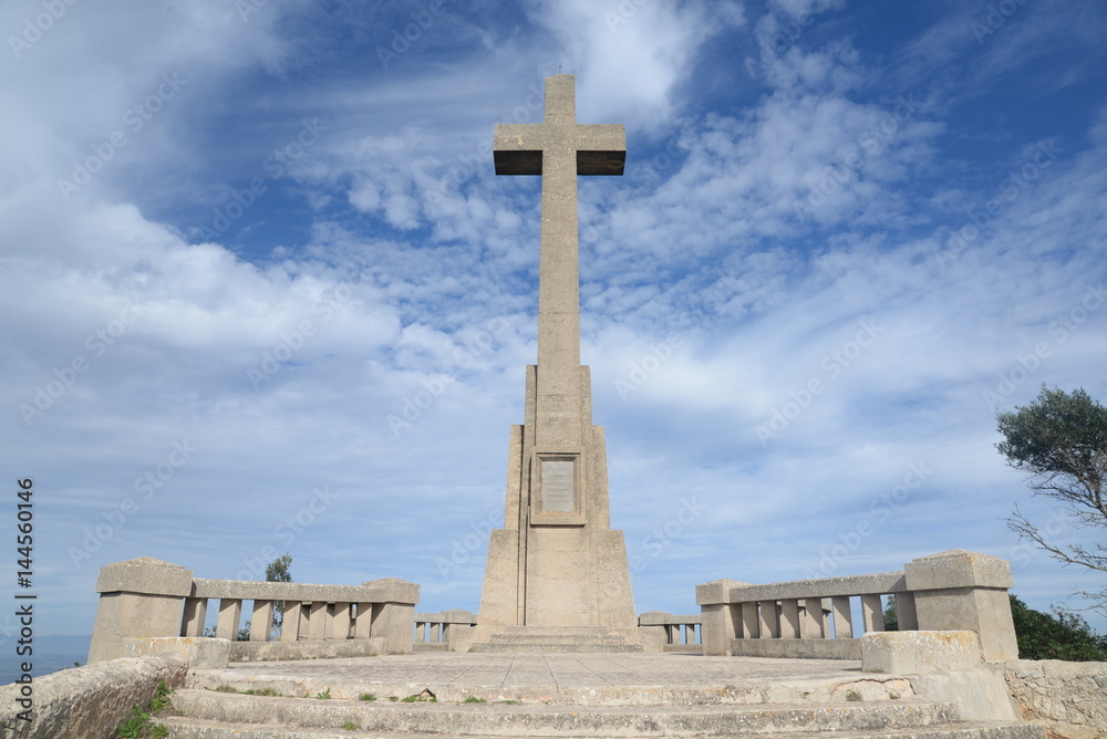 Kreuz auf dem Santuari de Sant Salvador, Mallorca