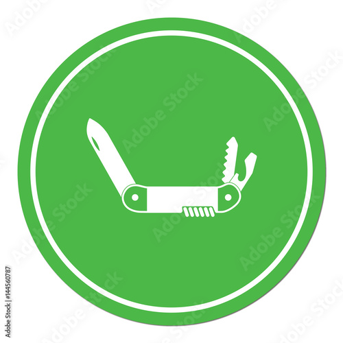 Camping knife icon