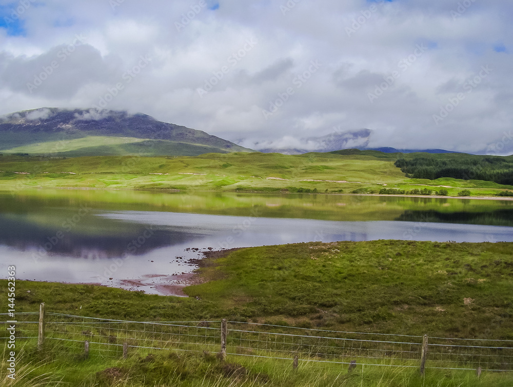 Lake in Scotland nature higlands
