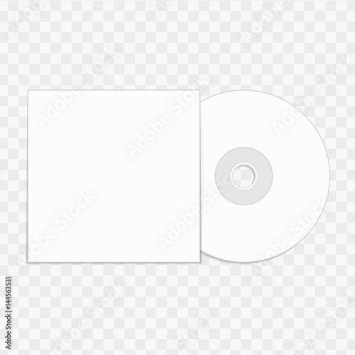 CD mockup template.