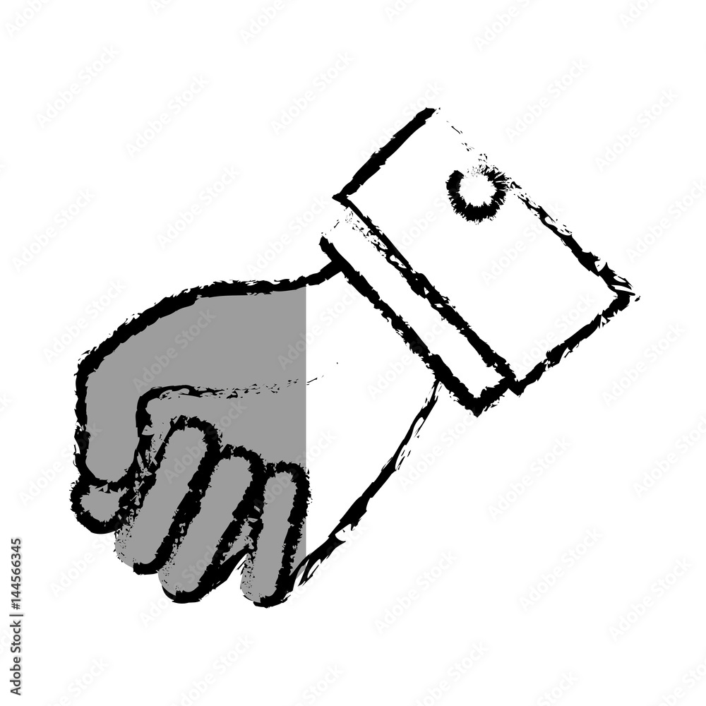 hand human isolated icon hand human isolated icon