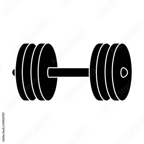 weight lifting dumbell icon