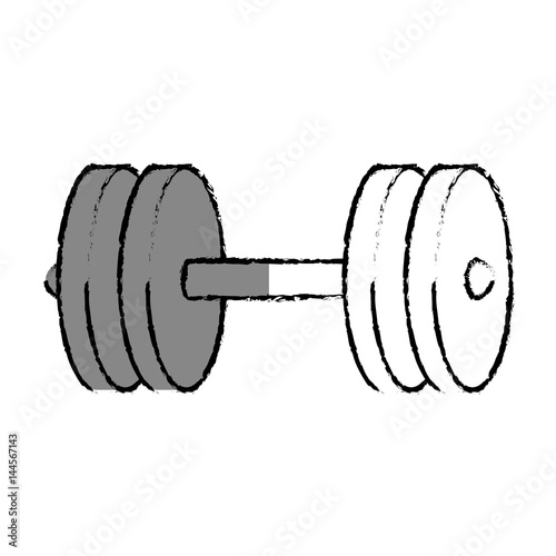 weight lifting dumbell icon
