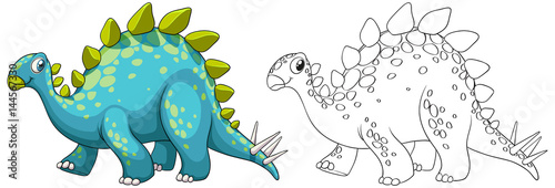 Animal outline for dinosaur