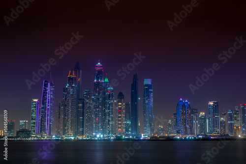 Dubai Marina at Night  © Tomasz
