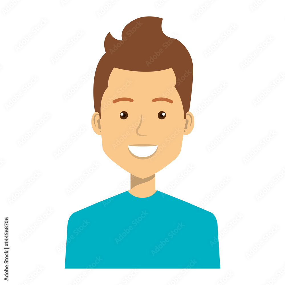 young man avatar character vector illustration design young man avatar character vector illustration design