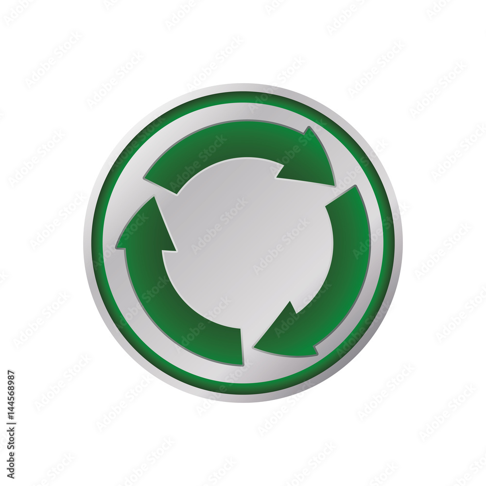 Recycle reduce and reuse icon vector illustration graphic design
