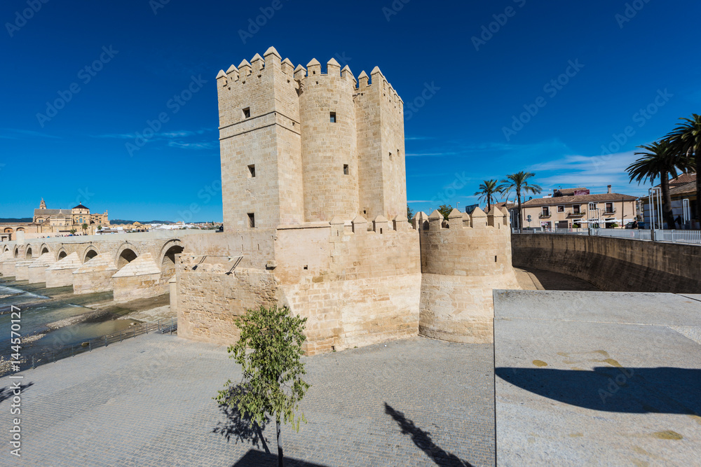 Calahorra Tower in Cordoba, Andalusia, Spain. Calahorra Tower in Cordoba, Andalusia, Spain.