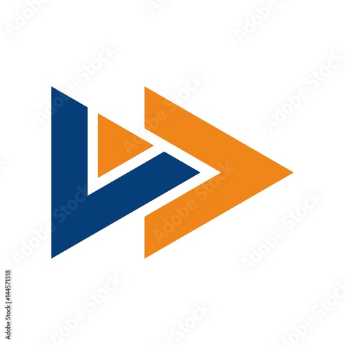 play symbol. logo vector.