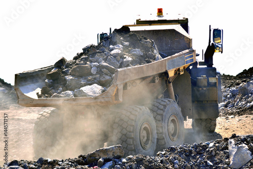 heavy construction dumper