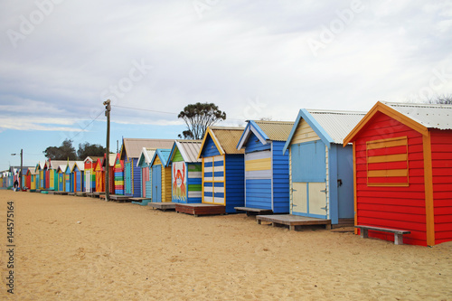 Colorful Beach Houses at Brighton Beach, Melbourne