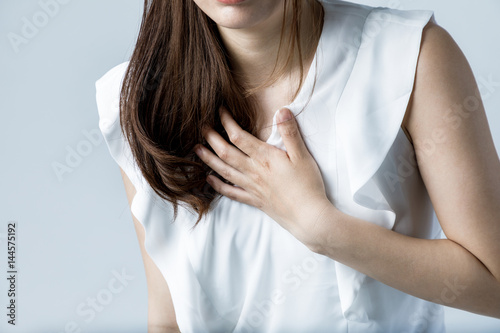 Tableau sur toile young woman having a heart ache